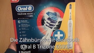 Test OralB mit Bluetooth elektrische Zahnbürste TriZone 6500 von Braun [upl. by Ranjiv497]