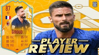 87 WORLD CUP STORIES GIROUD PLAYER REVIEW META  FIFA 23 ULTIMATE TEAM [upl. by Hahnke90]