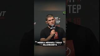 Khabib Nurmagomedov menjelaskan mengapa dia tidak mengenakan bendera Rusia [upl. by Maisie999]