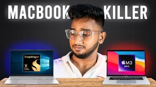 Asus snapdragon x elite Laptop Vs MacBook M3 in Sinhala [upl. by Thayer]