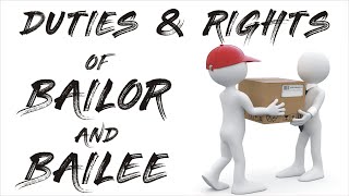 Duties amp Rights of Bailor and Bailee  Indian Contract Act 1872  Law Guru [upl. by Harol71]