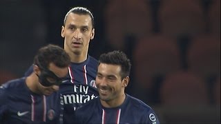 Goal Zlatan IBRAHIMOVIC 70  Paris SaintGermain  ESTAC Troyes 40  201213 [upl. by Vivyan]