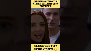 Captain America The Winter Soldier Funny Bloopers 😂😂 Part 2shorts [upl. by Nyrrat361]