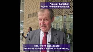 Alastair Campbell speaks about new Highgate East Mental Health Hospital [upl. by Ahseuqram]