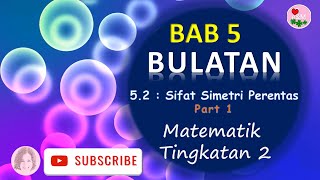 Matematik Tingkatan 2 KSSM  52 Sifat Simetri Perentas Part 1 MATEMATIK TINGKATAN2KSSM [upl. by Nadual]