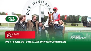 Köln WETTSTARde  Preis des Winterfavoriten  Sieger Lifetimes [upl. by Erdnaxela]