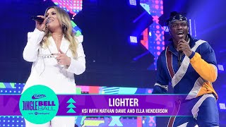 KSI  Lighter with Nathan Dawe amp Ella Henderson Live at Capitals Jingle Bell Ball 2022  Capital [upl. by Larred]