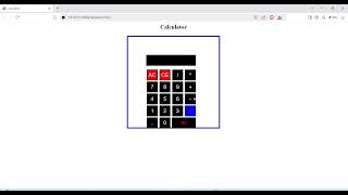 Creating a Calculator using HTML CSS amp JavaScript miniproject calculator trending [upl. by Peirce]