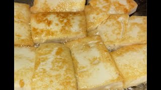 ▶️COOKING FRIED BEANCURD TOFU WITH MINCED FISH [upl. by Dorin850]