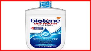 Biotene Oral Rinse Mouthwash for Dry Mouth Breath Freshener and Dry Mouth Treatment Fresh Mint [upl. by Moraj861]