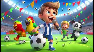 Soccer Song Football Song  Fun Sports Song for Kids [upl. by Eirrac]