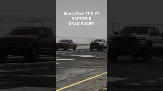 1500Hp Ram TRX DRAG RACE RAPTOR R trx ram srt srt8 trackhawk dodge 1000hp hellcat fastcar [upl. by Oliviero698]