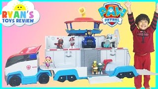 Paw Patrol Toys Paw Patroller Nickelodeon Snow Blower with Everest [upl. by Euv]