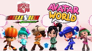 MAKING SUGAR RUSH SPEEDWAY IN PAZU AVATAR WORLD  WRECK IT RALPH  AVATAR WORLD CHARACTERS [upl. by Eiramlehcar]