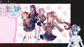 Ive Never Played This And I Am Scared Viewer Discretion Strongly Advised  Doki Doki Literature C [upl. by Kellda]