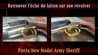 Retrouver l’éclat initial du laiton sur son revolver poudre noire [upl. by Giacinta]