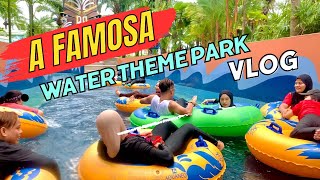 A FAMOSA WATER THEME PARK MELAKA VLOG‼️😍 [upl. by Eicats615]