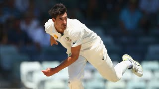 Starc bowls 160kph delivery at the WACA  Australia v New Zealand  201516 Test Series [upl. by Lagas]