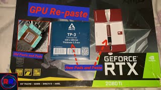 Getting my 2080 Ti Graphics card repasted [upl. by Kaitlynn]