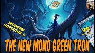 The New Mono Green Tron VS Merfolk｜Testing against Merfolks New Blood Moon ｜Modern Horizons 3 MTG [upl. by Anaahs]