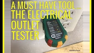 A MUST HAVE TOOL  The Electrical Outlet Tester  How to use and why you should have it [upl. by Kris]