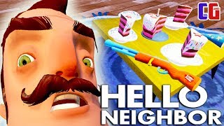 Hello Neighbor ДОБЫЛ ТАЙНОЕ ОРУЖИЕ СОСЕДА Новые тайны Акт 3 Мультяшный хоррор Привет Сосед [upl. by Ruby]