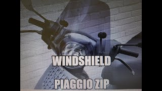 windscherm piaggio zip monteren [upl. by Pauiie802]