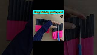 DIY Happy Birthday greeting card art diy subscribe crafts viralvideo 5MinuteCraftsYouTube [upl. by Clemente]