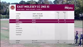 MATCH DAY 15 ESHER 2ND XI V EAST MOLESEY 2ND XI [upl. by Oraneg]