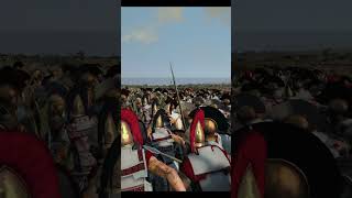 Total War Rome II Der Zorn Spartas  Massive Frontline Spartans vs Athenai  D  HD  history [upl. by Aicele]