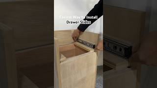 Easiest Method to Install Drawer Slides [upl. by Leonardo]