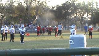 DYFL 2012 SR DIVISION MUSTANGS VS RAIDERS PART 1 [upl. by Gnagflow619]