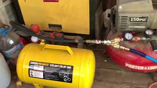 Harbor freight 5 Gallon Add on Tank For your Compressor DIY Project [upl. by Carrol]