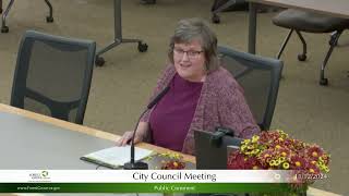 Public Comment at Forest Grove City Council Meeting November 12 2024 [upl. by Hadwin]