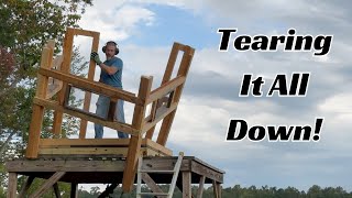 Finished Tearing Down The Deer Blind [upl. by Karsten]