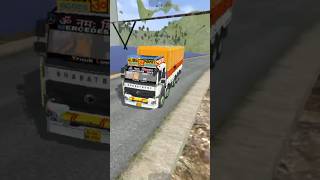 Bharatbenz 14 wheeler truck mod trucklovers gaming shorts viralreels video [upl. by Nnylyam]