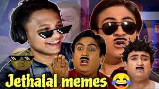 Taarak Mehta Funny Memes 🤣😅  Jethalal memes videos  Unlimited Comedy 😂 [upl. by Busey]