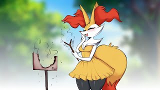 Silly Braixens Mischievous Little Scheme  SaltyXodium comic [upl. by Lonny605]