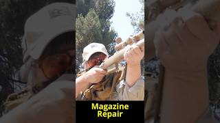 Magazine Repair explosion slowmotion magazine rifle spraypaint Ruger malfunction asmr [upl. by Clayborn527]