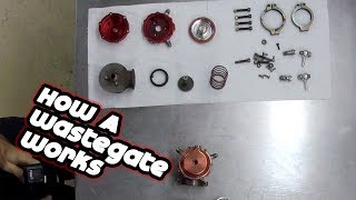 Turbo Wastegate Disassembly and How it Works [upl. by Ydnam]