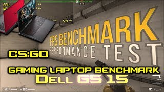 CSGO Benchmark on G5 15 Gaming laptop  csgo 1080p 720p Low settings and high settings [upl. by Carisa875]