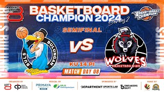 🔴 SERI1 D8  SEMIFINAL  Match 4  BULS BULUNGAN VS WOLVES  KU 14 PI  🏅 BBC SERIES 2 2024 [upl. by Cindra]