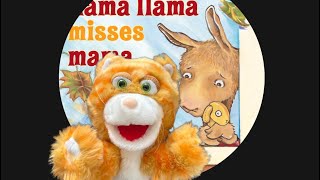 Exciting Kids Bedtime Story with Floofy the Silly Cat  Llama Llama Misses Mama by Anna Dewdney [upl. by Ecnarwal892]