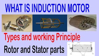 Induction Motor  Types Of induction Motors Parts of Induction Motor  Uses Of Motors In Industries [upl. by Socin]