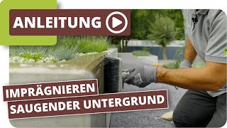 Beton und offenporige Terrassenplatten versiegeln im Außenbereich [upl. by Zaslow]