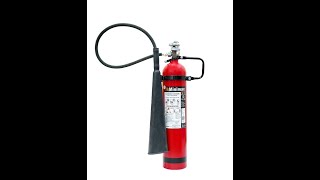 Fire Test CO2 Fire Extinguisher [upl. by Anirehtac]