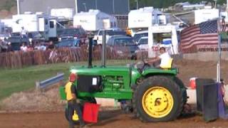 14000lb OUTOFFIELD FARM STOCK TRACTORS BUTLER COUNTY OH FAIR PULL 2009 [upl. by Medlin]