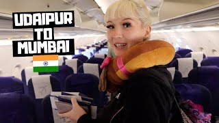 Udaipur to Mumbai with IndiGo Airlines  First Time Flying in India [upl. by Amrita768]