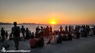 4k Amazing Sunset in Zadar Croatia [upl. by Alit]