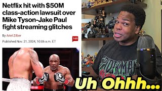 Jake Paul Vs Mike Tyson Just Got Netflix Sued [upl. by Doownelg]